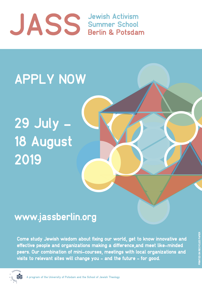 Applications open for Jewish Activism Summer School in Berlin