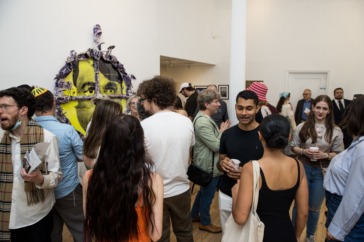 Photos Opening “Artists on Antisemitism” exhibition