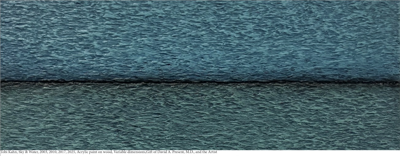 Tobi Kahn’s 25 Sky & Water painting at the Boca Raton Museum of Art